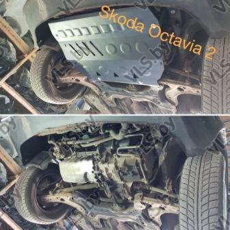 защита картера шкода октавия